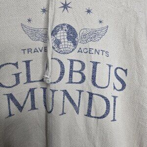 Harry Potter Men's Beige Cotton Blend Waffle Hoodie XL 26" Armpit to Armpit